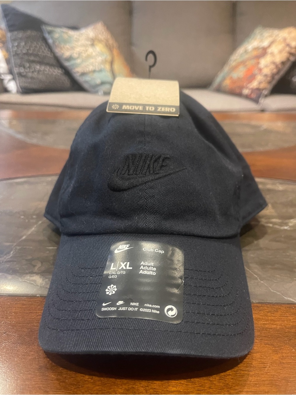 Nike Black Embroidered Logo Club Cap